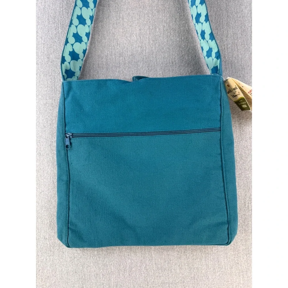 NWT‎ Vintage 2009 Disney World of Good Mickey Mouse Teal Crossbody Shoulder Bag